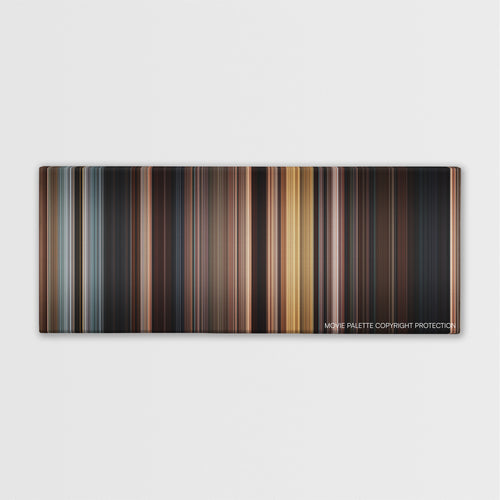 Conan the Barbarian color palette canvas print: thousands of thin vertical stripes of color