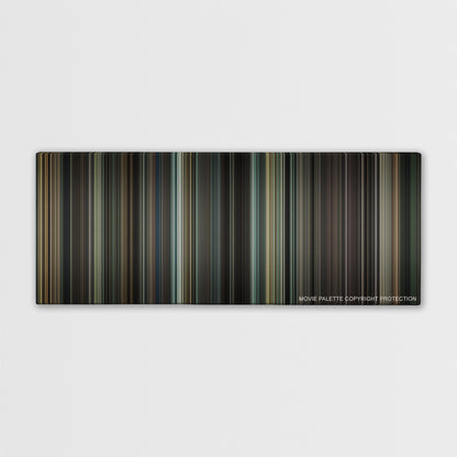 Changeling color palette canvas print: thousands of thin vertical stripes of color