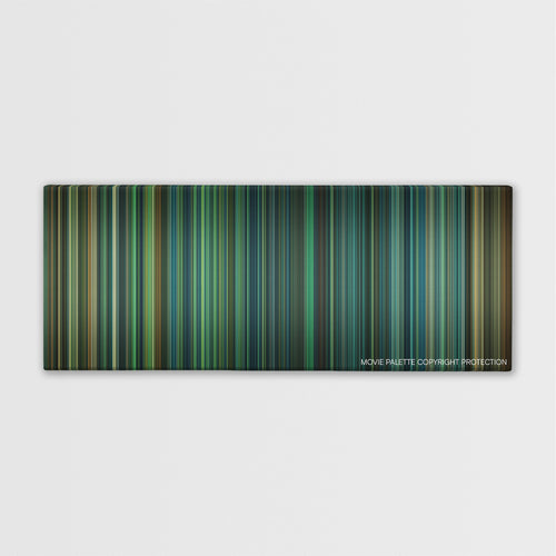 Lockout color palette canvas print: thousands of thin vertical stripes of color