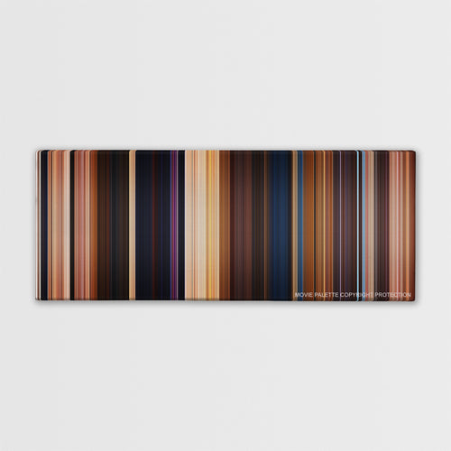 Aladdin color palette canvas print: thousands of thin vertical stripes of color
