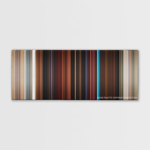 Booksmart color palette canvas print: thousands of thin vertical stripes of color