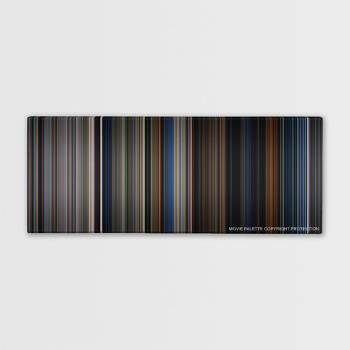 Final Destination color palette canvas print: thousands of thin vertical stripes of color