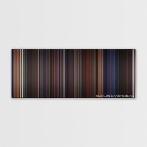 Das Boot color palette canvas print: thousands of thin vertical stripes of color