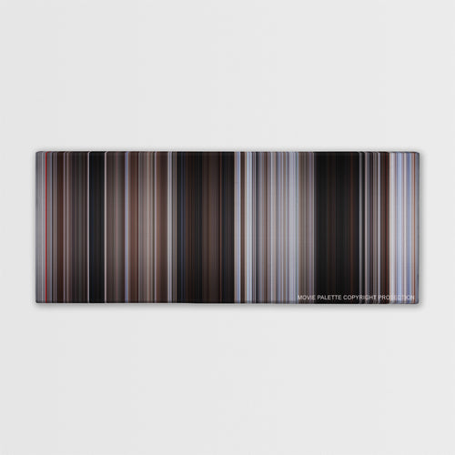 For a Few Dollars More color palette canvas print: thousands of thin vertical stripes of color