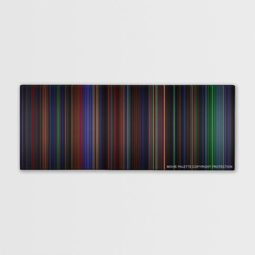 Batman Forever color palette canvas print: thousands of thin vertical stripes of color