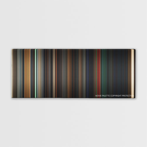 Insidious: Chapter 3 color palette canvas print: thousands of thin vertical stripes of color