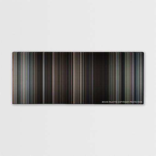 The Great Escape color palette canvas print: thousands of thin vertical stripes of color