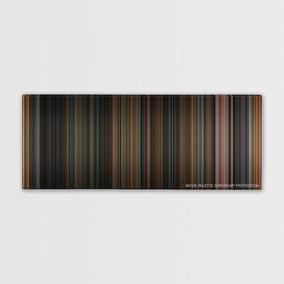 Identity color palette canvas print: thousands of thin vertical stripes of color