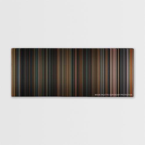Identity color palette canvas print: thousands of thin vertical stripes of color