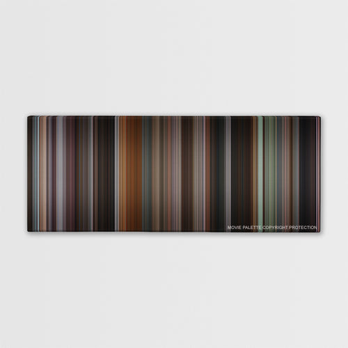 Eastern Promises color palette canvas print: thousands of thin vertical stripes of color
