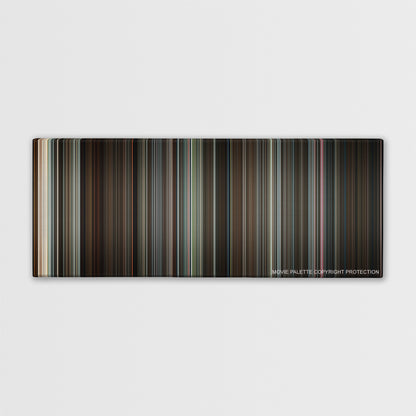 Valkyrie color palette canvas print: thousands of thin vertical stripes of color