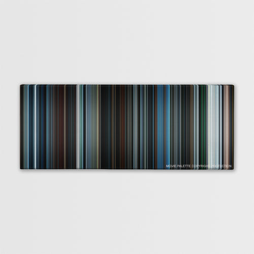 Star Trek Beyond color palette canvas print: thousands of thin vertical stripes of color