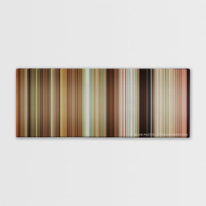 Grown Ups color palette canvas print: thousands of thin vertical stripes of color