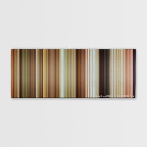 Grown Ups color palette canvas print: thousands of thin vertical stripes of color