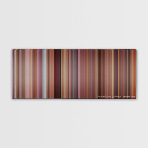 Dodgeball: A True Underdog Story color palette canvas print: thousands of thin vertical stripes of color