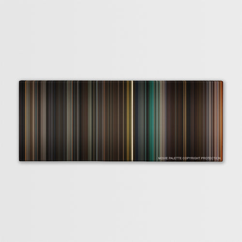 Alien: Resurrection color palette canvas print: thousands of thin vertical stripes of color