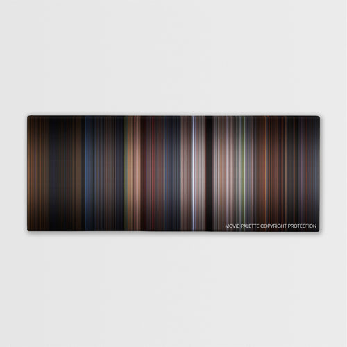 eXistenZ color palette canvas print: thousands of thin vertical stripes of color