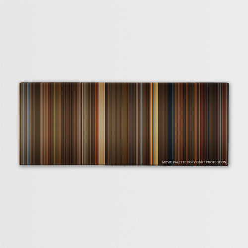 The Green Mile color palette canvas print: thousands of thin vertical stripes of color