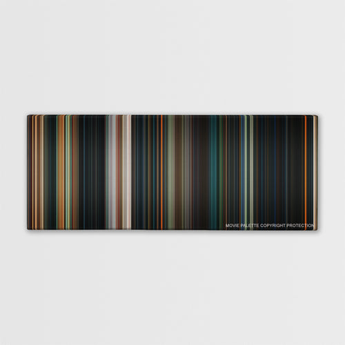 Ghost Rider color palette canvas print: thousands of thin vertical stripes of color