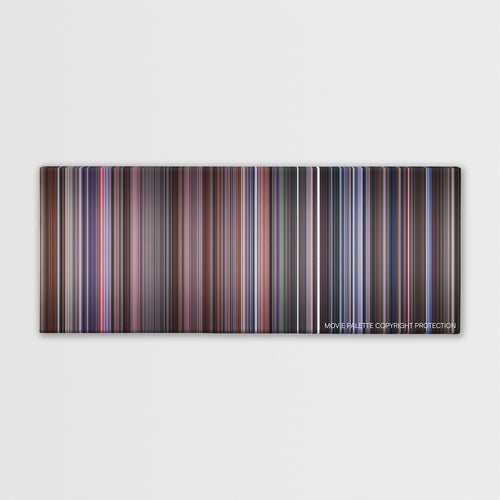 Gremlins 2: The New Batch color palette canvas print: thousands of thin vertical stripes of color