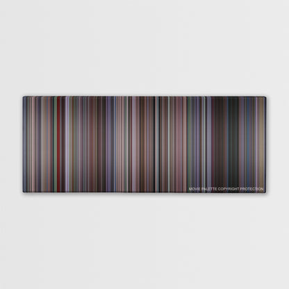 Amores Perros color palette canvas print: thousands of thin vertical stripes of color
