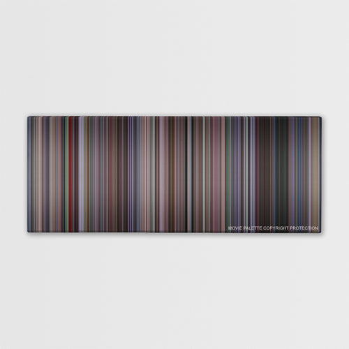Amores Perros color palette canvas print: thousands of thin vertical stripes of color