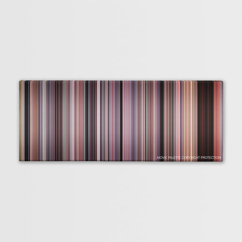 Cellular color palette canvas print: thousands of thin vertical stripes of color