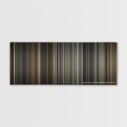 Amour color palette canvas print: thousands of thin vertical stripes of color
