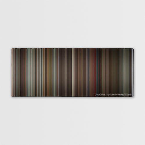 Philadelphia color palette canvas print: thousands of thin vertical stripes of color