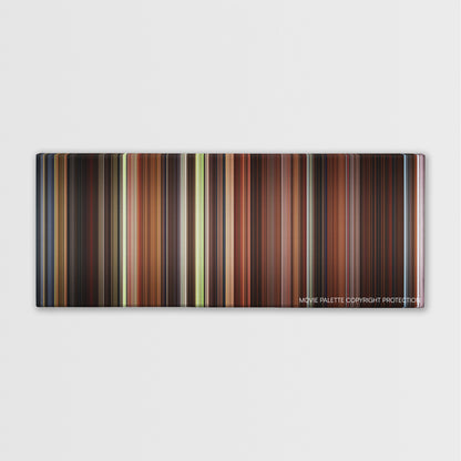 Elizabeth color palette canvas print: thousands of thin vertical stripes of color