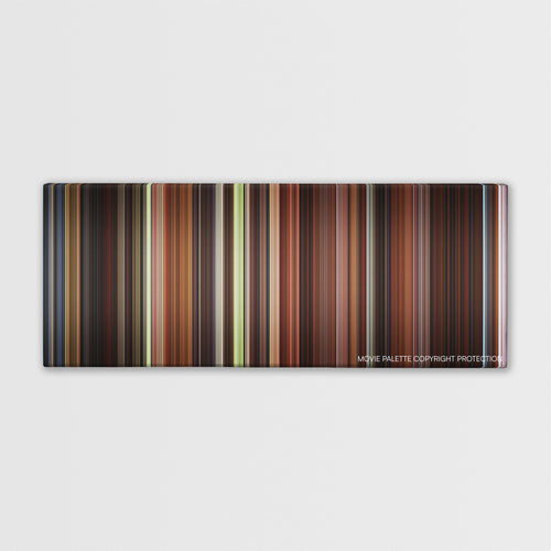 Elizabeth color palette canvas print: thousands of thin vertical stripes of color