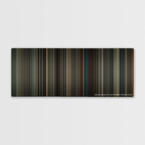 The Imitation Game color palette canvas print: thousands of thin vertical stripes of color