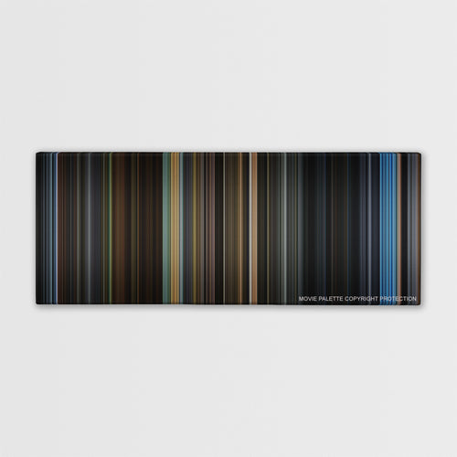 Fantastic Beasts: The Crimes of Grindelwald color palette canvas print: thousands of thin vertical stripes of color