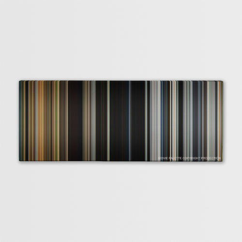 The Divergent Series: Insurgent color palette canvas print: thousands of thin vertical stripes of color