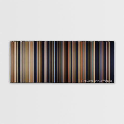 Paranormal Activity color palette canvas print: thousands of thin vertical stripes of color