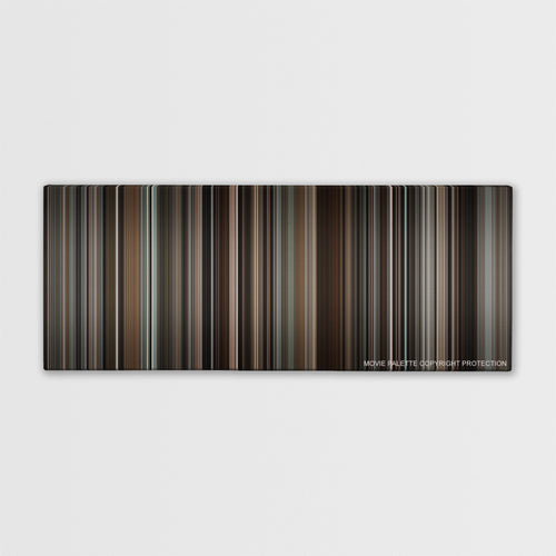 Tinker Tailor Soldier Spy color palette canvas print: thousands of thin vertical stripes of color
