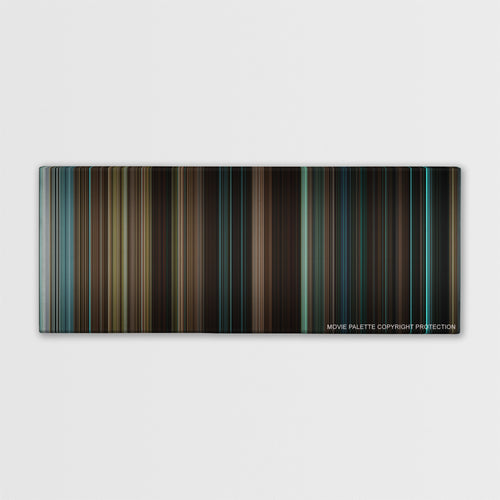 Disturbia color palette canvas print: thousands of thin vertical stripes of color