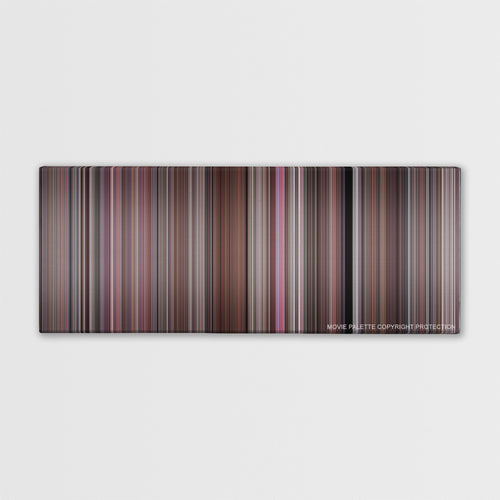 A Fish Called Wanda color palette canvas print: thousands of thin vertical stripes of color