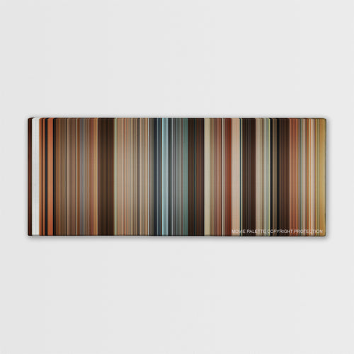 Juno color palette canvas print: thousands of thin vertical stripes of color