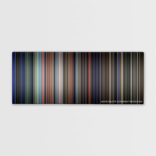 Land of the Dead color palette canvas print: thousands of thin vertical stripes of color