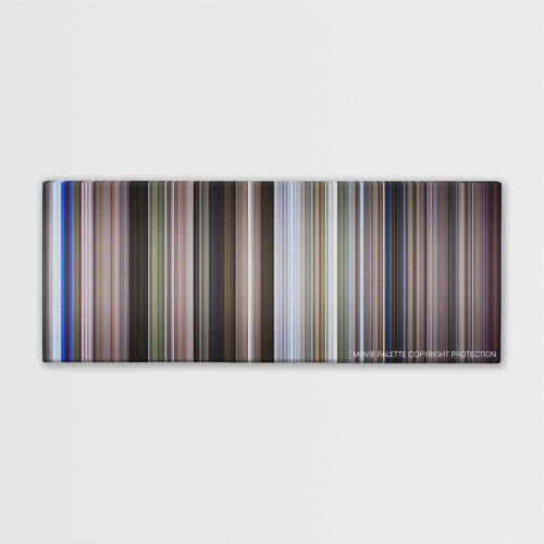 Moonraker color palette canvas print: thousands of thin vertical stripes of color