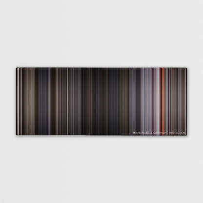 Ant-Man and the Wasp color palette canvas print: thousands of thin vertical stripes of color