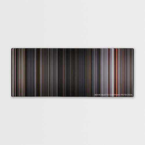 Ant-Man and the Wasp color palette canvas print: thousands of thin vertical stripes of color