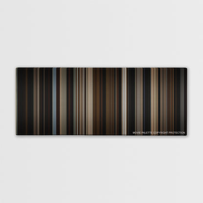 The Big Sick color palette canvas print: thousands of thin vertical stripes of color