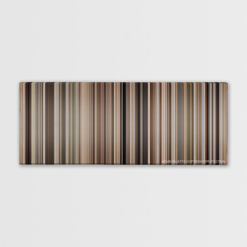 Gandhi color palette canvas print: thousands of thin vertical stripes of color