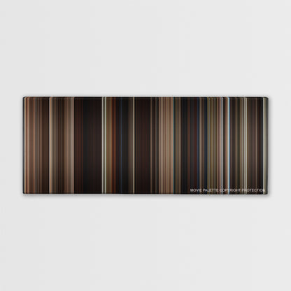 Tombstone color palette canvas print: thousands of thin vertical stripes of color