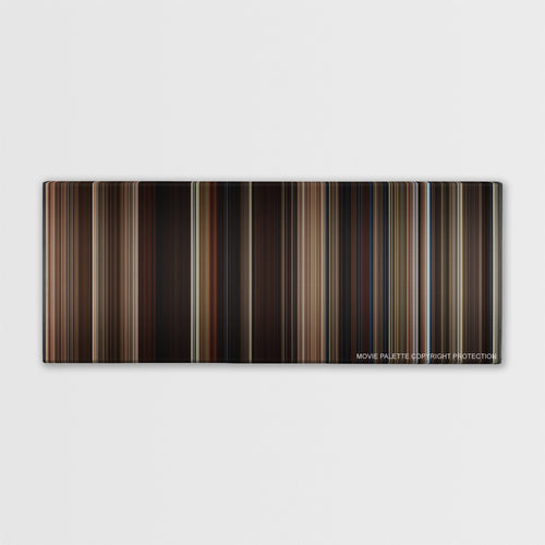 Tombstone color palette canvas print: thousands of thin vertical stripes of color