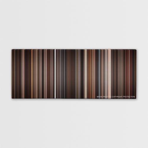 Once Upon a Time in America color palette canvas print: thousands of thin vertical stripes of color