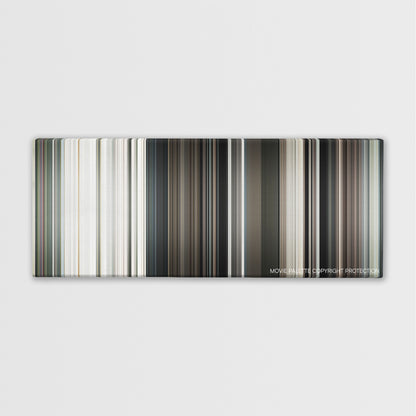 Funny Games color palette canvas print: thousands of thin vertical stripes of color