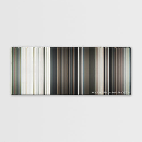 Funny Games color palette canvas print: thousands of thin vertical stripes of color